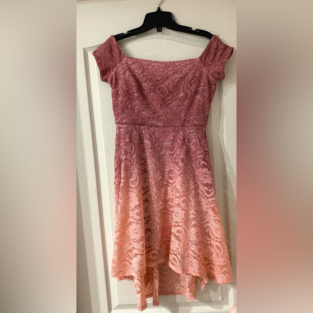 La Château Sparkly Pink Dress